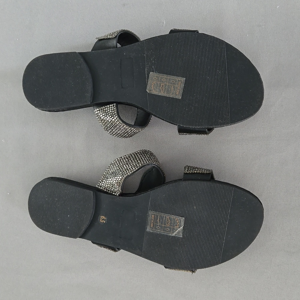 SHEIN Rhinestone Slides 6.5 - Picture 2 of 4
